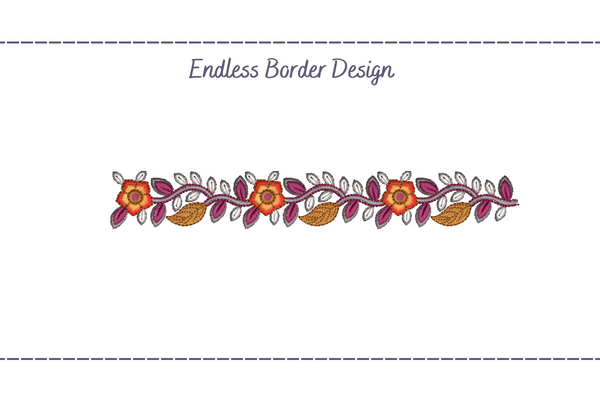 Endless Floral Border
