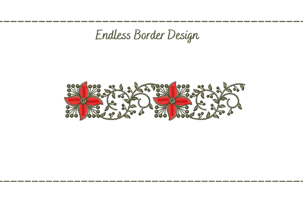 Endless Floral Border
