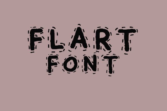 Flart Font - Preview 1