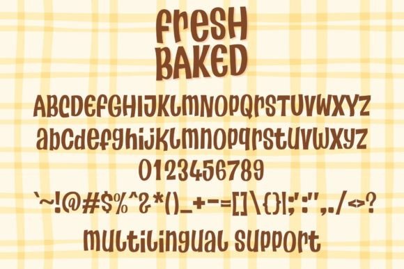 Fresh Baked Font - Preview 3