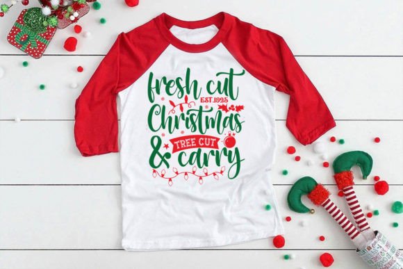 Fresh Cut Est1925 Christmas Tree Cut Graphics