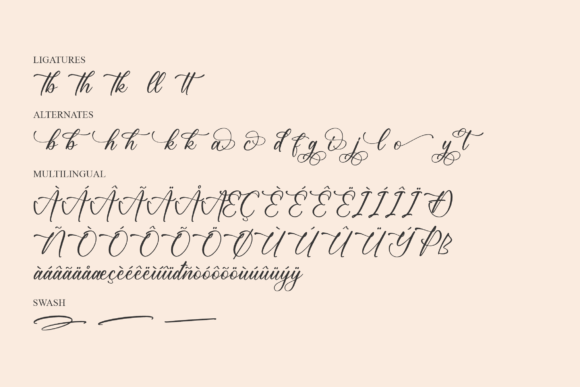 Gattenburg Mikalia Font - Preview 1