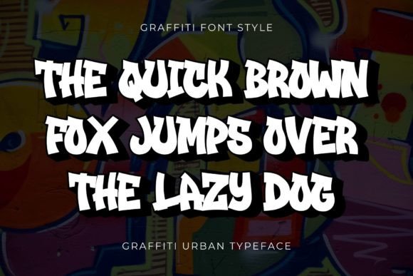 Graffiti Urban Font - Preview 1