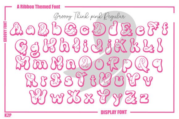 Groovy Think Pink Font - Preview 1