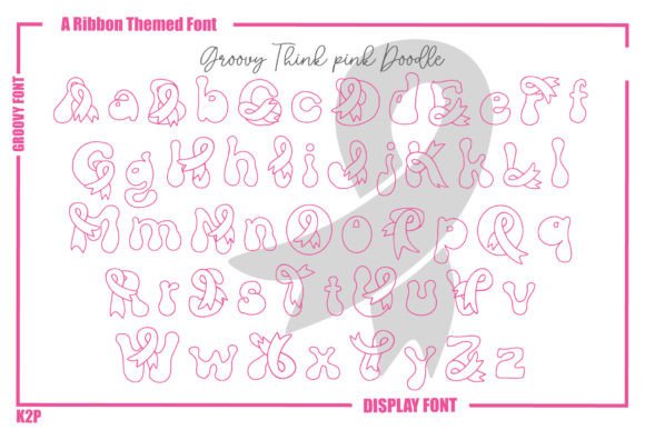 Groovy Think Pink Font - Preview 2