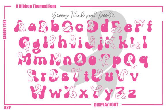 Groovy Think Pink Font - Preview 3