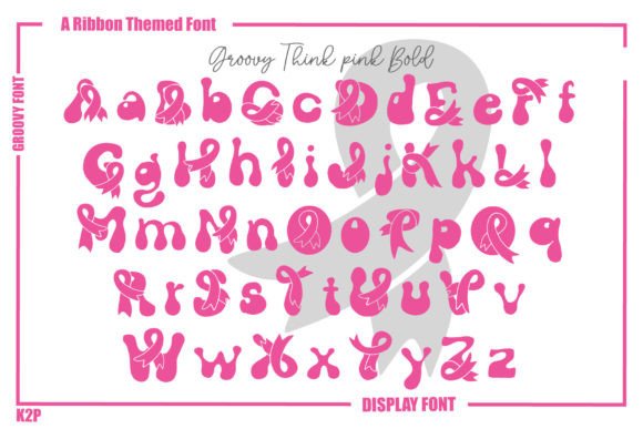 Groovy Think Pink Font - Preview 4