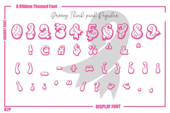 Groovy Think Pink Font - Preview 6