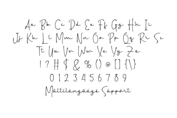 Hair Color Font - Preview 2