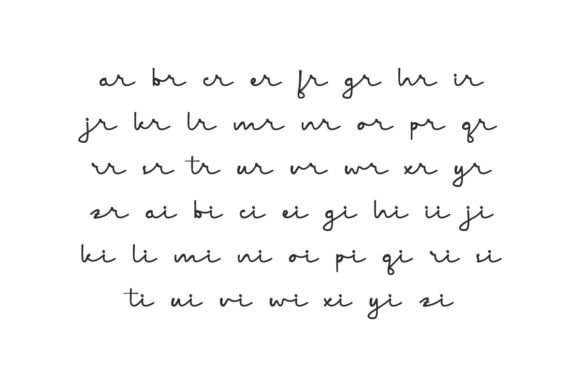 Hair Color Font - Preview 6