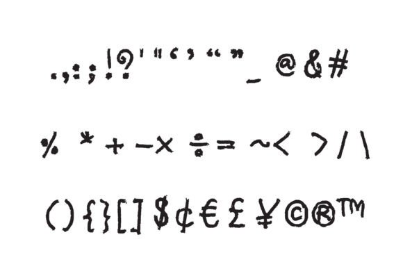 Hot Day Font PNG with transparent background - Preview 4