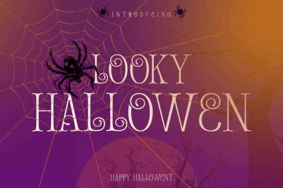 Looky Hallowen Font PNG with transparent background - Preview 4