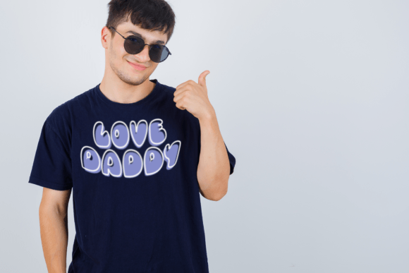 Love Groovy Font PNG with transparent background - Preview 1