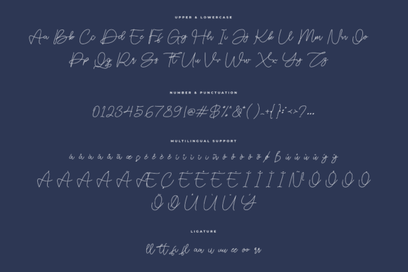 Malinavsky Font PNG with transparent background - Preview 5