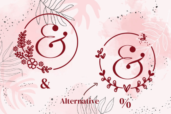 Margarethy Font PNG with transparent background - Preview 3