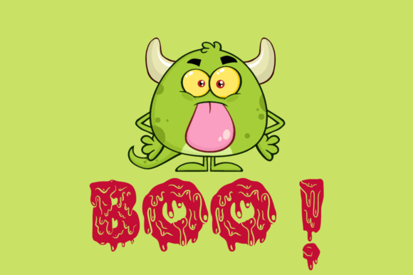 Monster Blood Font PNG with transparent background - Preview 2