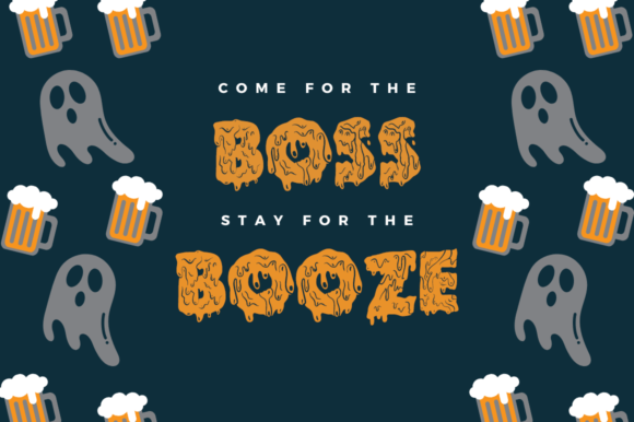 Monster Blood Font PNG with transparent background - Preview 5