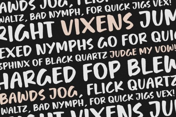 Rockfire Font font preview - 4