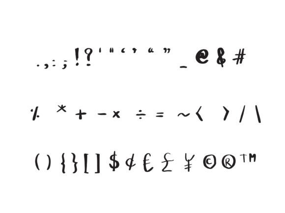 Ronni Font PNG with transparent background - Preview 4