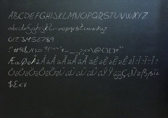 Semine's Handwriting Font PNG with transparent background - Preview 1