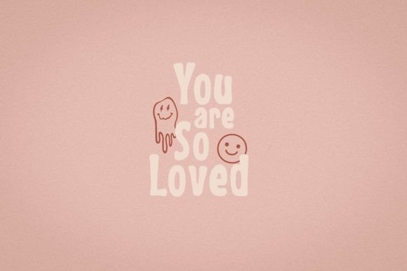 Sloppy Clay Font PNG with transparent background - Preview 1
