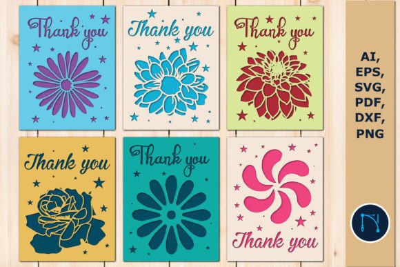 Thank You Card Svg for Cricut SVG Bundle