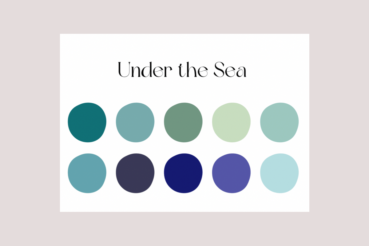 Under the Sea Color Palette Graphic by Reverie Studio · Creative Fabrica