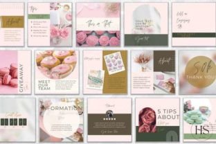 30 Instagram CANVA Post Templates Graphic by Heyv Studio · Creative Fabrica