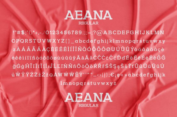 Aeana Font - Preview 4