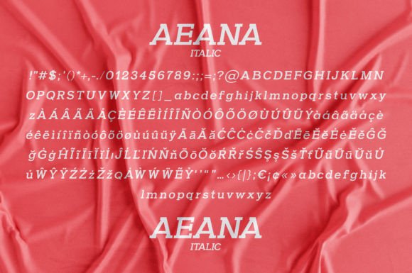 Aeana Font - Preview 5