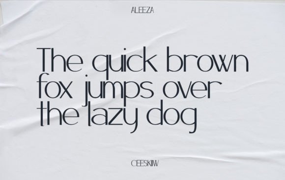 Aleeza Font - Preview 6