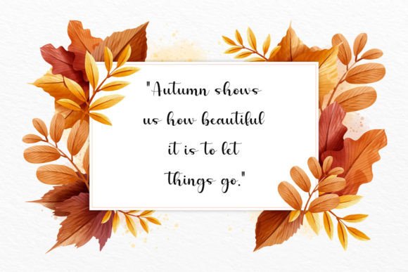 Autumn in My Heart Font - Preview 1