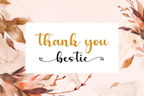 Autumn in My Heart Font - Preview 5