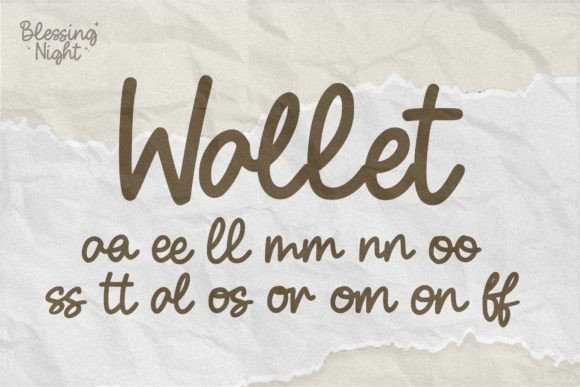 Blessing Night Font - Preview 6
