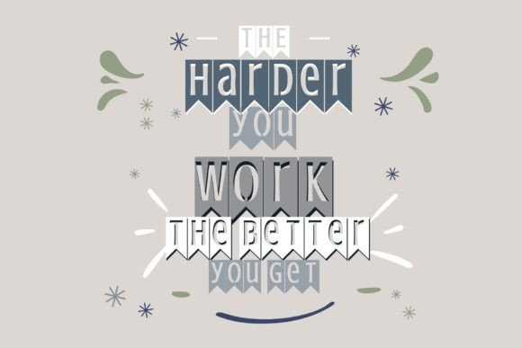 Bookmark Monogram Font - Preview 2