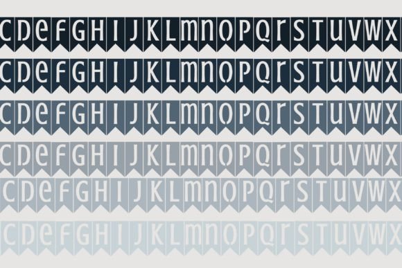 Bookmark Monogram Font - Preview 4