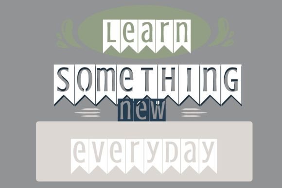 Bookmark Monogram Font - Preview 5