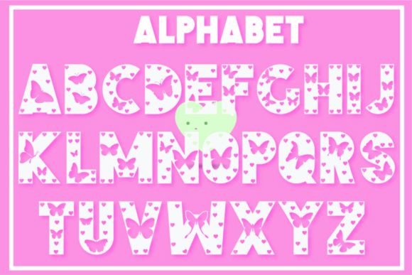 Butterfly Lover Font - Preview 1