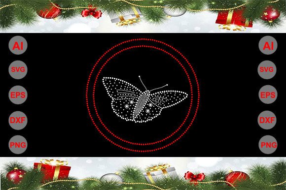Butterfly Rhinestone Templates. Graphic by Transparency · Creative Fabrica