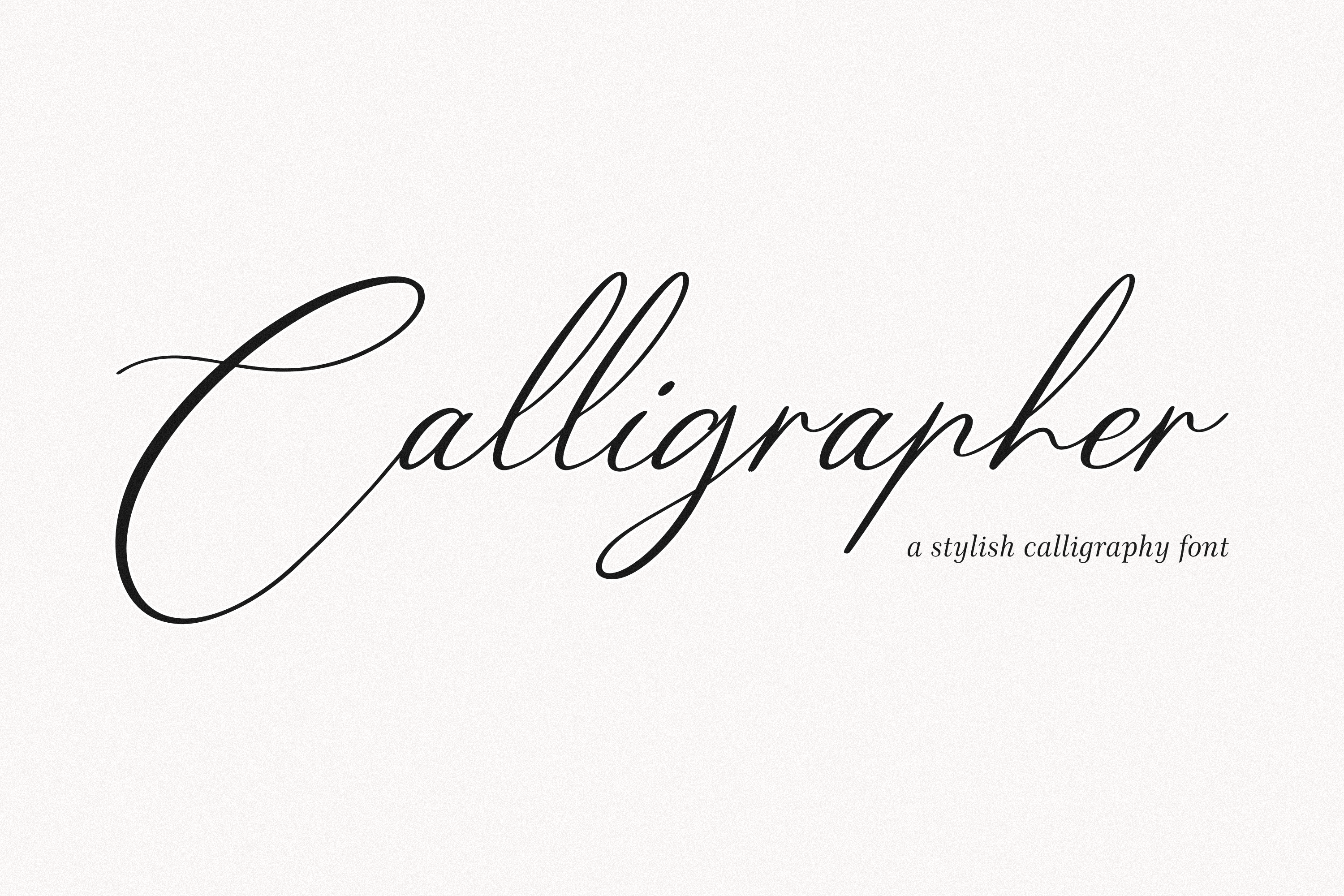 Calligrapher Font by Essentials Studio preview