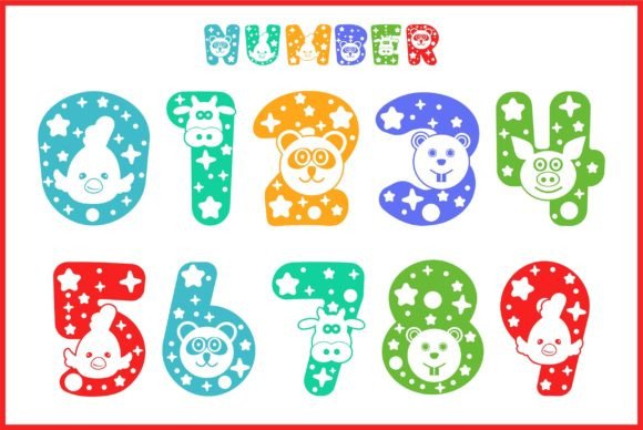 Chubby Animal Font PNG with transparent background - Preview 2