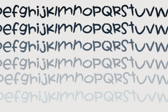 Crayon Hand Font - Preview 4