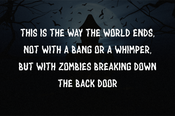 Drac Tombstone Font - Preview 1