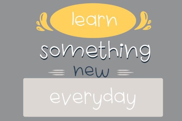 Elementary Hand Font - Preview 5