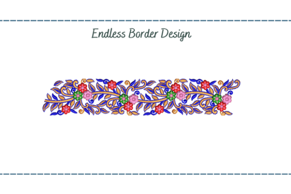 Endless Floral Border