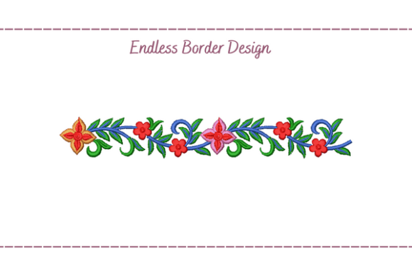 Endless Floral Border