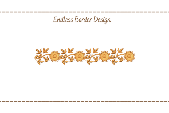 Endless Floral Border