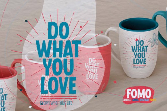Fomo Font PNG with transparent background - Preview 1