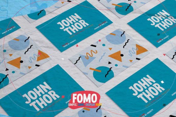 Fomo Font PNG with transparent background - Preview 4