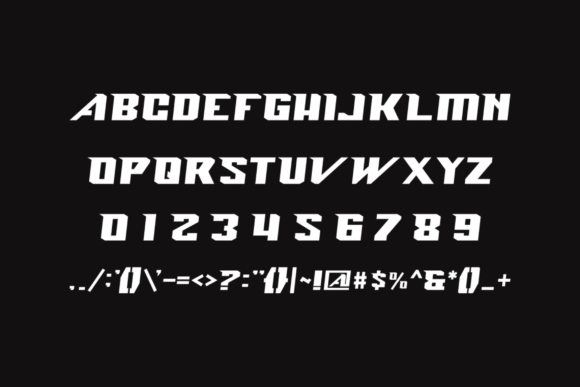 Fastspeed Font - Preview 3
